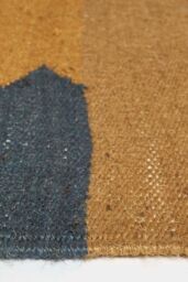 Homescapes Lundi Orange & Blue Kilim Cotton & Jute Rug - Size: 120 cm x 170 cm - thumbnail 4