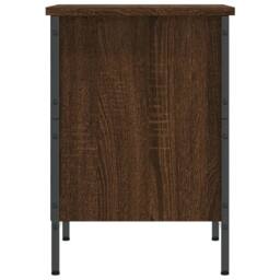 Berkfield Home Shoe Cabinet Brown Oak 38x35x50 cm Engineered Wood - Size: 38 x 35 x 50 cm - thumbnail 5