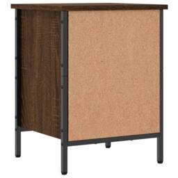 Berkfield Home Shoe Cabinet Brown Oak 38x35x50 cm Engineered Wood - Size: 38 x 35 x 50 cm - thumbnail 6