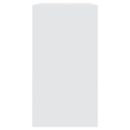 Berkfield Home Shoe Cabinet White 80x34x63 cm Engineered Wood - Size: 80 x 34 x 63 cm - thumbnail 6