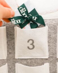 Dibor Luxury Countdown Snowman Reindeer Christmas Advent Calendar for Kids in White - thumbnail 4