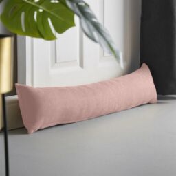 Luxury Living Velvet Chenille Draught Excluder in Pink - Size: 90 cm x 15 cm - thumbnail 2