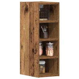 Berkfield Home Hanging Cabinet Old Wood 20x29.5x60 cm Engineered Wood in Brown - thumbnail 2