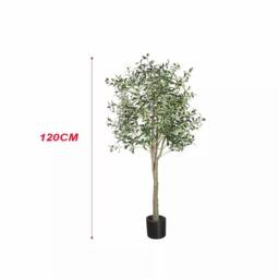 Dprodo Faux Olive Tree with Planter Natural Olive Branches in Green - Size: 1 Pack - thumbnail 3