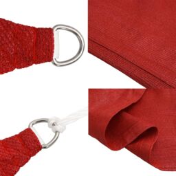 Berkfield Home Sunshade Sail 160 g/m¬≤ Red 3x5 m HDPE - thumbnail 6