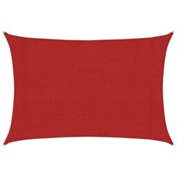 Berkfield Home Sunshade Sail 160 g/m¬≤ Red 3x5 m HDPE - thumbnail 2
