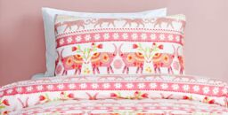 Smart Living Luxury Super Soft Reversible Fashion Flamingo Duvet Set & Pillowcases in Pink - Size: Single - thumbnail 5