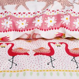 Smart Living Luxury Super Soft Reversible Fashion Flamingo Duvet Set & Pillowcases in Pink - Size: Single - thumbnail 7