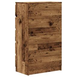 Berkfield Home Drawer Cabinet Old Wood 60x36x103 cm Engineered Wood in Brown - Size: 60 x 36 x 103 cm - thumbnail 6