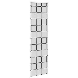 Berkfield Home Shower Roller Blind with Cassette 80x240 cm Fabric Width 76 cm in Black - thumbnail 4