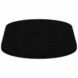 Berkfield Home Table Top Dark Brown 80x40x2 cm Solid Wood Oak Oval - Size: 80 x 40 x 2 cm - thumbnail 6