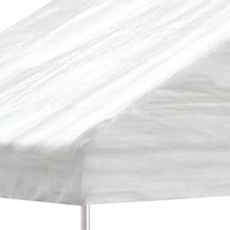 Berkfield Home Gazebo with Roof White 11.15x4.08x3.22 m Polyethylene - thumbnail 4
