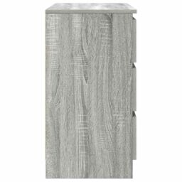 Berkfield Home Sideboard with Drawer Grey Sonoma 71x35x65 cm Engineered Wood - Size: 71 x 35 x 65 cm - thumbnail 7