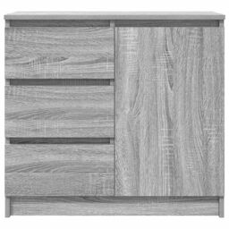 Berkfield Home Sideboard with Drawer Grey Sonoma 71x35x65 cm Engineered Wood - Size: 71 x 35 x 65 cm - thumbnail 6