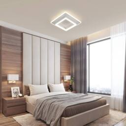 COMELY LED Ceiling Light, 30W Modern Square White Ceiling Lights, Natural Light - thumbnail 3
