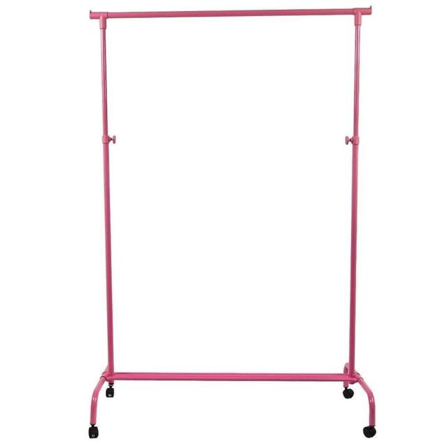 FORGEVIO Single Garment Rack Pink Clothes Portable - Size: 500mm - image 1