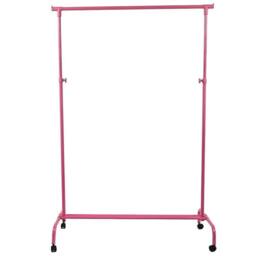 FORGEVIO Single Garment Rack Pink Clothes Portable - Size: 500mm - thumbnail 1