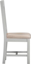 Seconique Windsor Slatted Chair (Box of 2) in Light Grey - thumbnail 4