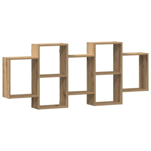Berkfield Home Wall Shelf Artisian Oak 159x18x65 cm Engineered Wood in Brown - Size: 159 x 18 x 65 cm - image 1