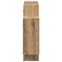 Berkfield Home Wall Shelf Artisian Oak 159x18x65 cm Engineered Wood in Brown - Size: 159 x 18 x 65 cm - thumbnail 5