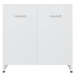 Berkfield Home Bathroom Cabinet White 60x33x61 cm Engineered Wood - Size: 60 x 33 x 61 cm - thumbnail 5