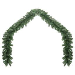 Berkfield Home Christmas Garland with LED Lights 10 m - thumbnail 2