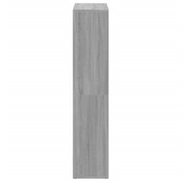 Berkfield Home Room Divider Bookcase Grey Sonoma 69.5x29x137.5 cm Engineered Wood - thumbnail 6