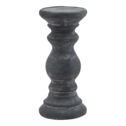 Love Lace Amalfi Small Grey Column Candle Holder - thumbnail 1
