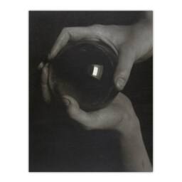 Artery8 Alfred Stieglitz The Crystal Ball Rebecca Strand Framed Wall Art Print in Grey - Size: A4 - thumbnail 3