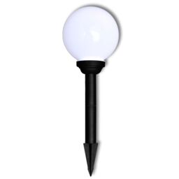 Berkfield Home Outdoor Pathway Lamps 3 pcs LED 20 cm with Ground Spike in White - thumbnail 4