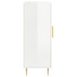 Berkfield Home Sideboard High Gloss White 69.5x34x90 cm Engineered Wood - thumbnail 7