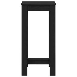 Berkfield Home Bar Table Black oak Engineered Wood 51x50x103, 5 cm - thumbnail 6