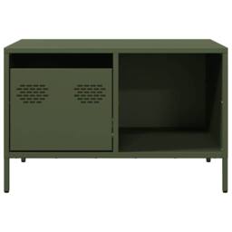 Berkfield Home Coffee Table Olive Green 68.5x50x43.5 cm Cold-rolled Steel - thumbnail 6