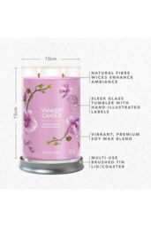 Yankee Candle Women's Signature Large Tumbler Wild Orchid in Pink - thumbnail 5
