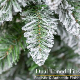 Christow Christmas Garland Flocked Snowy Artificial Pine Decoration 180cm (S) or 270cm (L) in Green - Size: Small - thumbnail 5