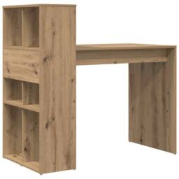Berkfield Home Modern Writing Desk Artisan Oak Particle board Medium Writing Desk in Brown - thumbnail 7