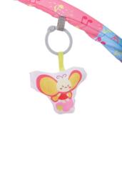 Living and Home Baby Activity Play Mat with Hanging Toys in Pink - thumbnail 8