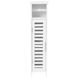 Wyld and Coco Toilet Paper Cabinet White Bamboo W18 x D17 x H72cm - thumbnail 5