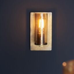 Netlighting 'PALERMO' Stylish Dimmable Indoor Modern Decorative Glass Wall Lamp in Yellow - thumbnail 2