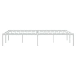 Berkfield Home Metal Bed Frame White 120x190 cm Small Double - thumbnail 6