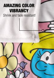 The Smurfs Smurfette Silky Touch Super Soft Throw Blanket 152 X 127 cm in White - thumbnail 4
