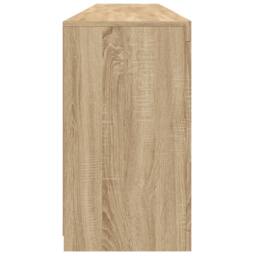 Berkfield Home Sideboard with LED Lights Sonoma Oak 181.5x37x67 cm in Light Tan - thumbnail 7