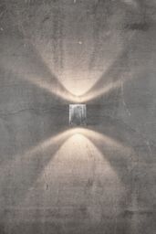 Nordlux Modern Outdoor Wall Light Silver Galvanized steel Intergrated LED Coastal/Marine Safe - Mains Powered, IP44 - thumbnail 3