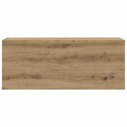 Berkfield Home Bathroom Wall Cabinet Artisan Oak 100x25x40 cm Engineered Wood in Brown - Size: 100 x 25 x 40 cm - thumbnail 5