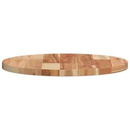 Berkfield Home Table Top Round √ò40x2 cm Solid Wood Acacia in Brown - Size: 40x2 cm - thumbnail 6