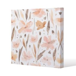 Benjamin Tate Design Pink Watercolour (Canvas Print) / 114 x 114 x 4cm in Natural - Size: 114 x 114 x 4 cm - thumbnail 1