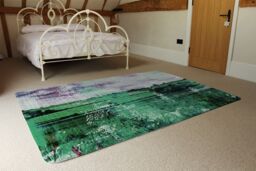 Benjamin Tate Design Classic Green Countryside Rug in Natural - Size: Large - thumbnail 3