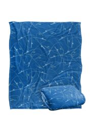 JQ Licensing Bent Fishing Rods Pattern Silky Touch Super Soft Throw Blanket 152 X 127 cm in White - thumbnail 2