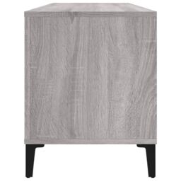 Berkfield Home Record Cabinet Grey Sonoma 100x38x48 cm Engineered Wood - Size: 100 x 38 x 48 cm - thumbnail 6