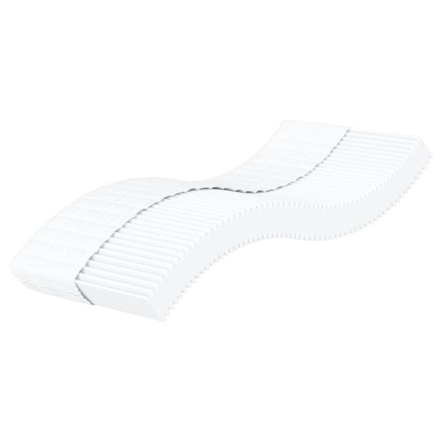 Berkfield Home Foam Mattress White 90x190 cm Hardness H2 H3 - image 1